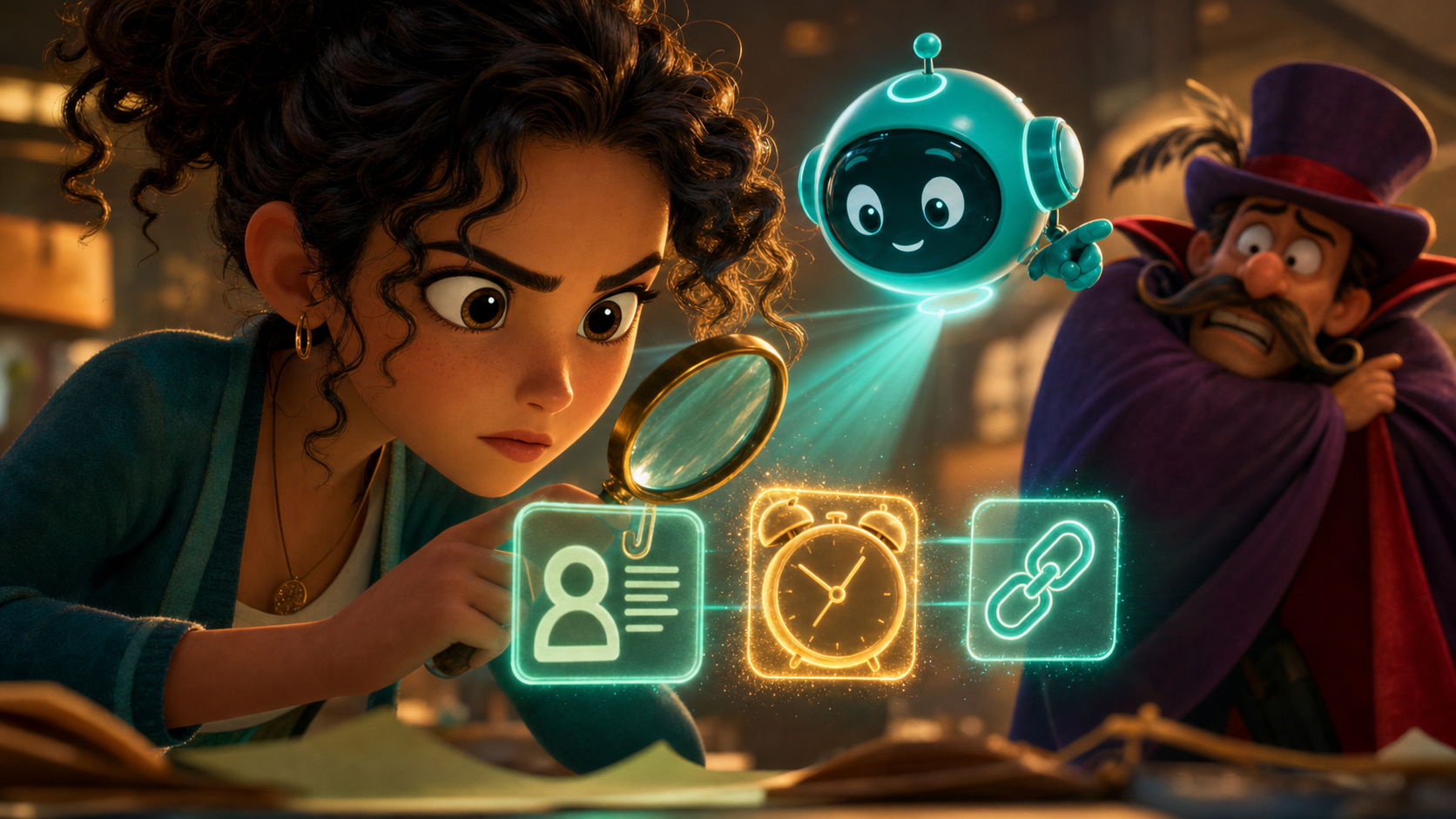 Nina e Morpheus investigam sinais de phishing